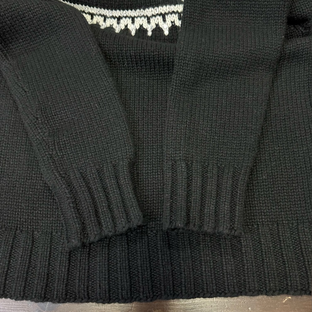 Ralph Lauren Purple Label Hand Knit Embellished 100% Cashmere Fair Isle Sweater - Picture 10 of 16